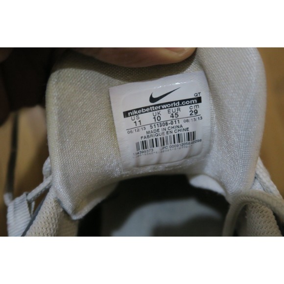 Nike Air Max 95 No Sew Black/Grey/White Size 11 No Box Retro Athletic (Read) main image 10